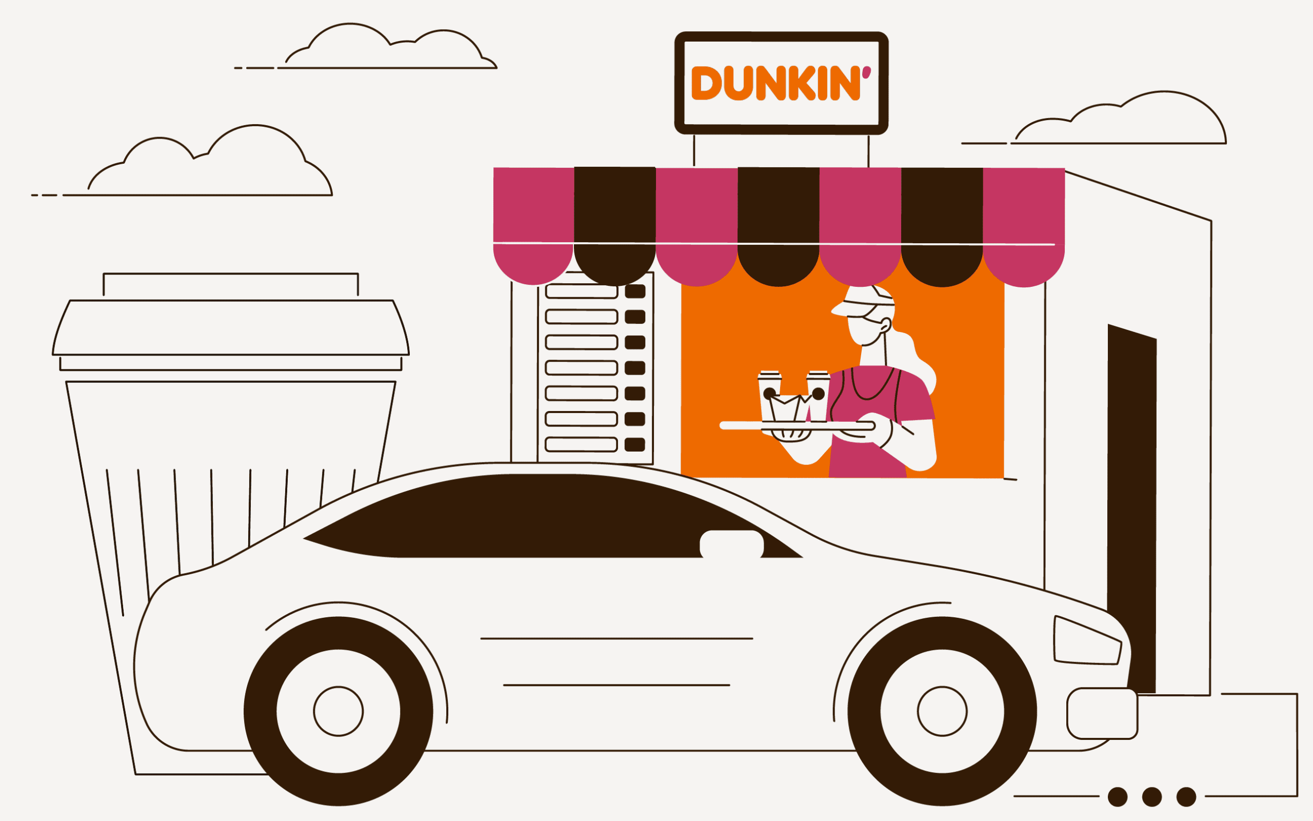 A header image for a blog about the most popular Dunkin’ menu item in every state